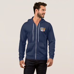 Speed Hunter (Donkere Modus) Heren Full-zip Hoodie