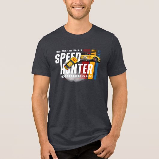 Speed Hunter (donkere modus) | Heren Tri-Blend Shirt (Voorkant)