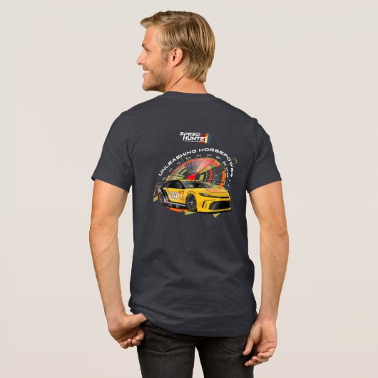 Speed Hunter (donkere modus) | Heren Tri-Blend Shirt (Voorkant)