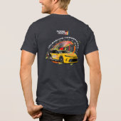 Speed Hunter (donkere modus) | Heren Tri-Blend Shirt (Achterkant)