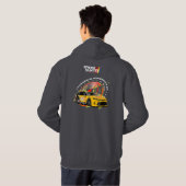 Speed Hunter (Donkere Modus) | Mannen Hoodie (Achterkant volledig)