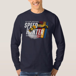 Speed Hunter (donkere modus) | Mannen met lange mo T-shirt