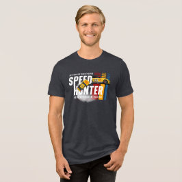 Speed Hunter (Donkere Modus) | Mannen Tri-Blend Shirt