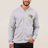 Speed Hunter | Heren full-zip Hoodie (Voorkant)