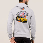 Speed Hunter | Heren full-zip Hoodie (Achterkant)