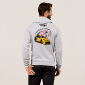 Speed Hunter | Heren full-zip Hoodie (Achterkant volledig)