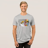 Speed Hunter | Mannen Tri-Blend Shirt (Voorkant volledig)