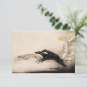 Speed II, Vitesse, 1933 door Louis Icart Bedankkaart (Staand voorkant)