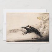 Speed II, Vitesse, 1933 door Louis Icart Feestdagenkaart (Voorkant)