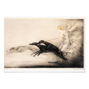 Speed II, Vitesse, 1933 door Louis Icart Foto Afdruk