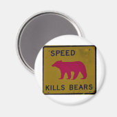 Speed Kills beer Magneet (Voorkant / Achterkant)