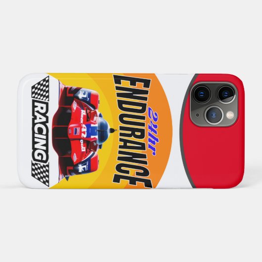 Speed Legends: 24h Endurance Racer Case-Mate iPhone Case (Achterkant (horizontaal))