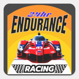 Speed Legends: 24h Endurance Racer Vierkante Sticker