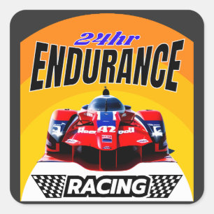 Speed Legends: 24h Endurance Racer Vierkante Sticker