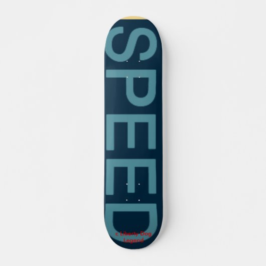 SPEED LIBERTY DOG PRO COMPETITIE SKATEBOARD (Voorkant)