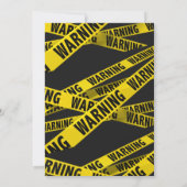 Speed Limit 16th Birthday Invitation Kaart (Achterkant)