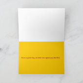 Speed Limit verjaardagskaart 50ste add naam wijzig Kaart (Binnen)