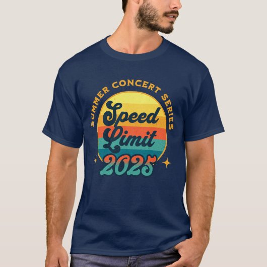 Speed Limit Zomerconcert Series 2025 T-shirt (Voorkant)