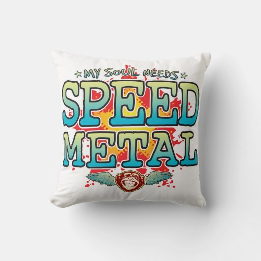 Speed Metal Soul Cushion Kussen (Voorkant)