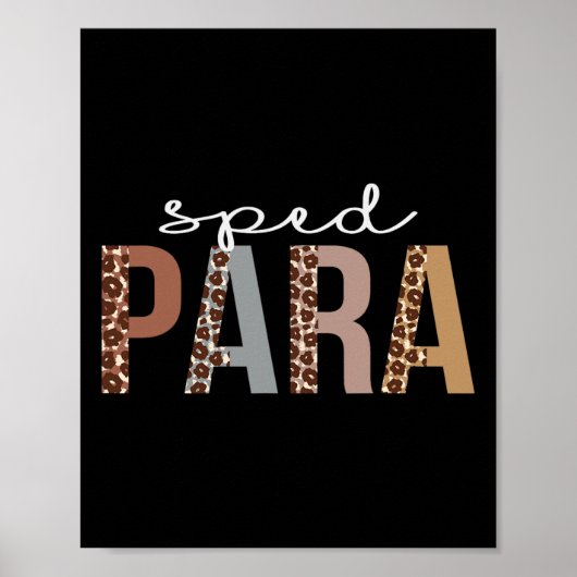 Speed Para Leopard Appreciation Fun voor vrouwen v Poster (Voorkant)
