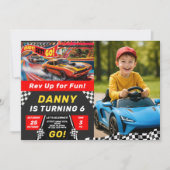 Speed Party Look voor autoliefhebbers Kaart (Voorkant)