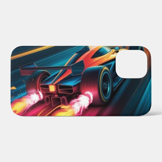 Speed Power Case-Mate iPhone Case (Achterkant (horizontaal))