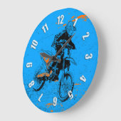 Speed Racer - Motocross racer Grote klok (Hoek)