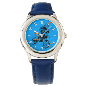 Speed Racer - Motocross Racer Horloge