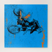 Speed Racer - Motocross Racer Legpuzzel (Horizontaal)