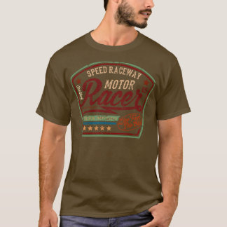 Speed Raceway Custom Racer motorfietsen T-shirt