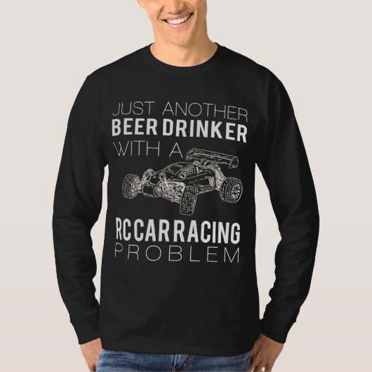 Speed & Sips: gewoon een bierdrinker met een RC T-shirt (Voorkant)