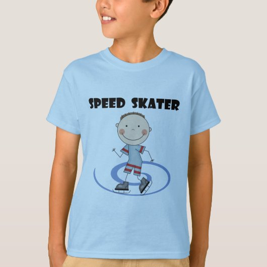 Speed Skater - Boy Tshirts en Gifts (Voorkant)