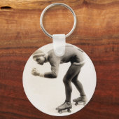 Speed Skater no.2 van 1920s Sleutelhanger (Voorkant)