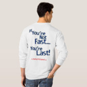 Speed Skater Oval - Long hoes T T-shirt (Achterkant volledig)