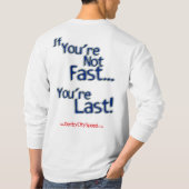 Speed Skater Oval - Long hoes T T-shirt (Achterkant)