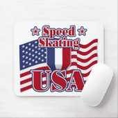 Speed Skating USA Muismat (Met muis)