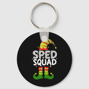 Speed Squad Speciaal onderwijs voor santa familie Sleutelhanger