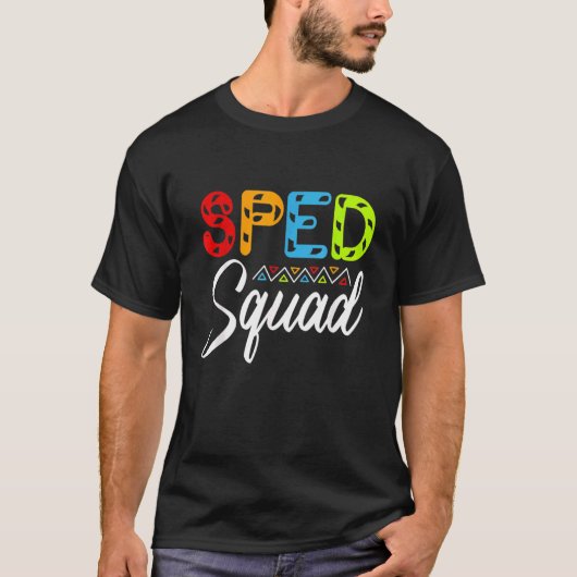 Speed Squad Special Education Apparel 2022 T-shirt (Voorkant)