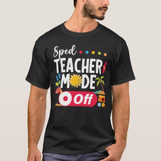 Speed Teacher Mode uitgeschakeld Laatste dag van d T-shirt (Voorkant)
