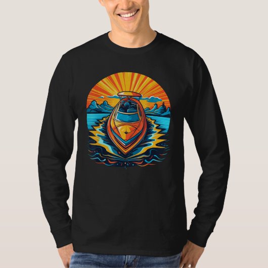 Speedboat for boating t-shirt (Voorkant)