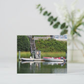 Speedboten, kabeljauw briefkaart (Staand voorkant)