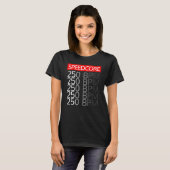 Speedcore Hardcore Gabber Uptempo Hake Rave BPM F T-shirt (Voorkant volledig)