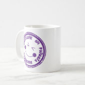 "Speedcore on parasta huumetta" -muki Koffiemok (Voorkant links)