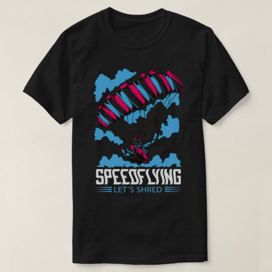 SpeedFlying en SpeedRiding Advanced Parag T-shirt (Design voorkant)