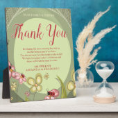 Speedful Green & Lady-bird Dank u Fotoplaat (Zijkant)