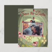Speedful Green & Lady-bird Save The Date (Voorkant / Achterkant)