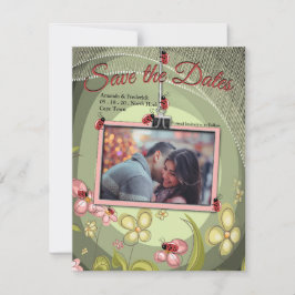 Speedful Green & Lady-bird Save The Date