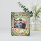 Speedful Green & Lady-bird Save The Date (Staand voorkant)