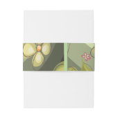 Speedful Green & Lady-bird Uitnodigingen Wikkel (Achterkant Voorbeeld)