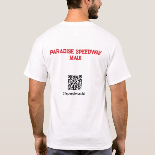 Speedi Musubi klassieke tee T-shirt (Achterkant)